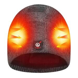 Heated Hat for Men Women,Long-Lasting Anti-Freeze Battery,Electric Winter Beanie